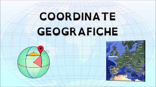 COORDINATE GEOGRAFICHE  latitudine e longitudine [upl. by Dorice]