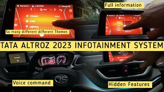 TATA ALTROZ INFOTAINMENT SYSTEM COMPLETE REVIEW  IMPORTANT FEATURES OF ALTROZ INFOTAINMENT SYSTEM [upl. by Vitoria265]