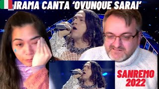 Sanremo 2022  Irama canta ‘Ovunque sarai’  🇩🇰NielsensTV REACTION [upl. by Ungley835]