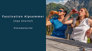 Faszination Alpsommer  auf der Alpe Stierhof im Kleinwalsertal [upl. by Alik91]