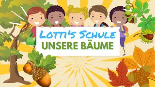 UNSERE BÄUME LERNEN UND ERKENNEN LERNVIDEOS FÜR KINDER LERNVIDEOS AB 2 [upl. by Ateerys]