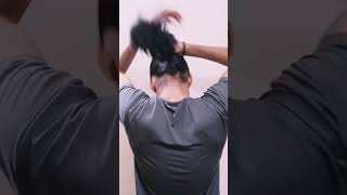 mens long hair bun style  long hair slowmo bun [upl. by Intosh]