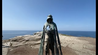 TINTAGEL Castle and the legendary King Arthur statuetravel nature british haritage [upl. by Alexandros]