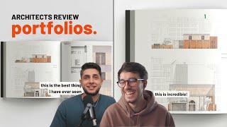 Architecture Portfolio Review for JOB applications the best ones so far Ep 1 [upl. by Bailey111]