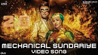 Mechanical Sundariye Full Video Song  20 Hindi  Rajinikanth  Shankar  AR Rahman [upl. by Awjan]