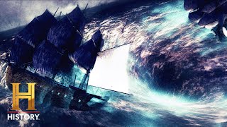 OCEAN VORTEX SWALLOWS FLEET OF SHIPS  The Bermuda Triangle Into Cursed Waters Season 1 [upl. by Andel]