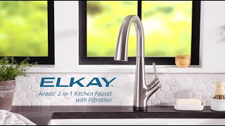 Elkay Avado 2in1 Kitchen Faucet with Filtration [upl. by Yraunaj72]