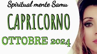 CAPRICORNO♑ Ottobre 2024 previsioni 🔮Tarocchi🔮 [upl. by Anerok]