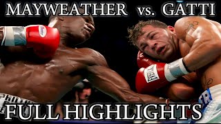 KNOCKOUT Floyd Mayweather vs Arturo Gatti Highlights [upl. by Neehcas]