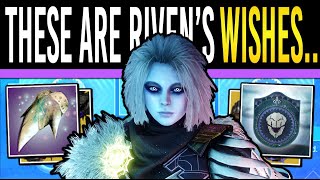 Destiny 2 These are Rivens Wishes How to Finish it FAST NEW Weekly Quest Rewards [upl. by Karine]