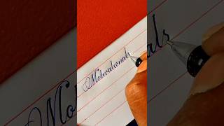 Best calligraphic writing ever calligraphyart handwriting cursive lettering [upl. by Perri]