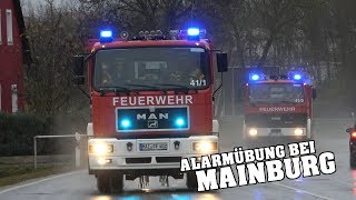 Feuerwehr Sandelzhausen  Feuerwehr Mainburg  Feuerwehr Oberempfenbach auf Einsatzfahrt [upl. by Streeter]