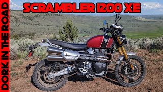 Triumph Scrambler 1200 XE Off Road Test Ride [upl. by Lehpar924]