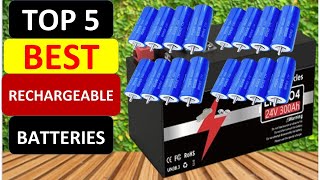 top 5 best rechargeable batteries in 2024 [upl. by Aihsrop]