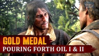 Red Dead Redemption 2  Mission 19  Pouring Forth Oil I amp II Gold Medal [upl. by Suruat]