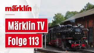 Märklin TV  Folge 113  Anlage im Märklineum  Museumswagen 2022  Besuch der RhB  Drehscheibe [upl. by Pry]