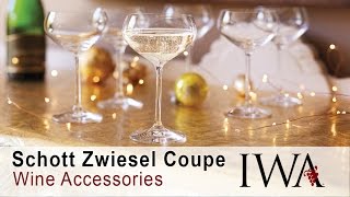 Unboxing Schott Zwiesel Champagne Coupe from IWA [upl. by Las]