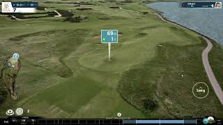 WGT Golf St Andrews 7 69yard Holeout Eagle [upl. by Sissie863]