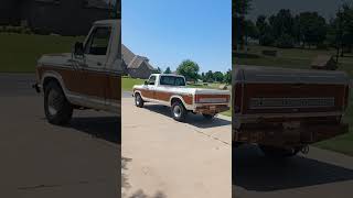 1977 Ford F350 460 Cid Camper Special [upl. by Ahsatsana248]