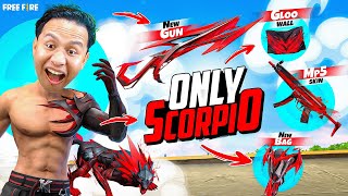 Free Fire But Only Scorpio Challenge in Solo Vs Squad😱Tonde Gamer [upl. by Rosita131]