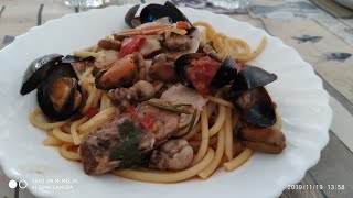 Spaghetti allo scoglio con preparato surgelato ecco come cucinarlo [upl. by Eilujna]