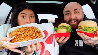 ChickfilA amp Noodles Car MUKBANG  We Cant Stop Arguing [upl. by Peterson]