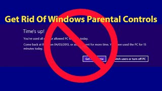 Bypass Windows Screen Time Limits How To [upl. by Noillimaxam]