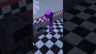 FNaF Minecraft Chisels amp Bits Build  West Hall  Short minecraft fnaf fivenightsatfreddys [upl. by Nahraf]