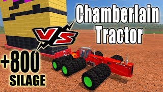 Farming Simulator 17 New Chamberlain Tractor VS 800 Silage Bales [upl. by Caresse]