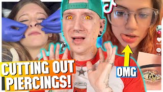 Piercer MESSED UP Her Septum Piercing BAD  New TikTok Piercing Fails 17  Roly [upl. by Dnomasor772]