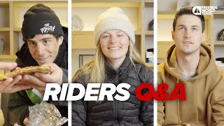 Freeride World Tour Riders QampA [upl. by Nomde]