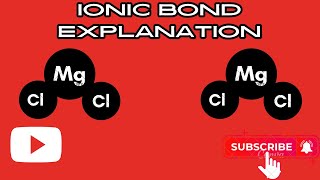 IONIC BOND EXPLANATION [upl. by Tertias]