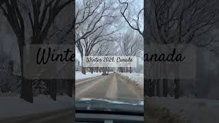 Winter 2024 canada saskatoon saskatchewan winter snow cold christmas snowfall trending [upl. by Liddy]