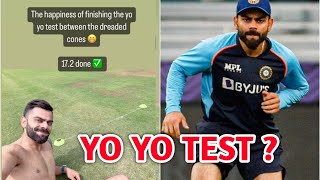 Virat Kohli Yo Yo Test  what is yo yo test cricket [upl. by Gelman]