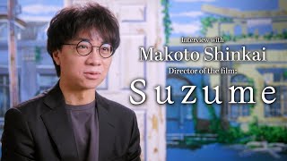 Makoto Shinkai on the Direction of Suzume  Interview [upl. by Billye]