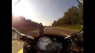 2012 BMW K1300S HP cruising on the highway [upl. by Dumond966]