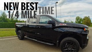 2021 Chevrolet Trail boss  New best 14 mile run with 62L Silverado Trail Boss  Best 14 mile yet [upl. by Leeann]