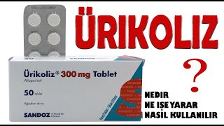 ÜRİKOLİZ Allopurinol  Nedir Niçin Kullanılır Nasıl Kullanılır Yan Etkileri Nelerdir [upl. by Eelesor]