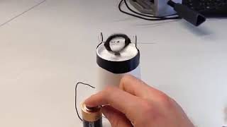 Simple electromotor demo [upl. by Fruin]