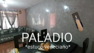 ✅ paladio veteado color gris ✅  estuco veneciano [upl. by Garald]