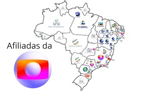 Afiliadas da TV Globo Julho2022 [upl. by Ardnuahsal439]