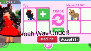 What People Trade for Fly Ride Evil Unicorn Roblox Adopt me [upl. by Vetter]