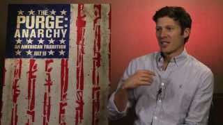 THE PURGE ANARCHY Interview  Zach Gilford [upl. by Rafaello275]