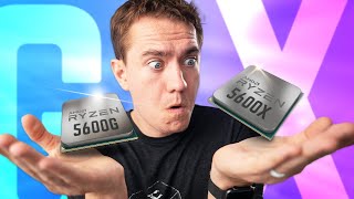 Ryzen 5 5600G vs 5600X  The Truth [upl. by Nysilla]