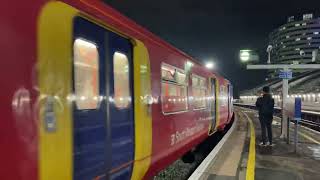 The Last EVER South Western Railway Class 456 departure from London Waterloo 150122 [upl. by Ripley275]