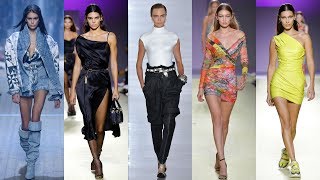 Kaia Gerber VS Kendall Jenner VS Cara Delevingne VS Gigi Hadid VS Bella Hadid Runway [upl. by Nauqit]