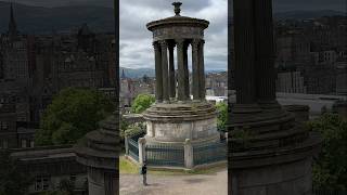 Dugald Stewart Monument on Calton Hill overlooks Edinburgh [upl. by Derreg]