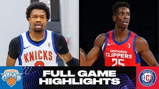 Ontario Clippers vs Westchester Knicks  Game Highlights [upl. by Ettelohcin]