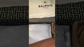 Balmain Designer Shoes Unboxing [upl. by Eenahs]