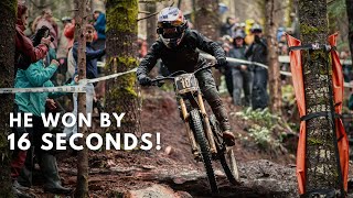 Jackson Goldstone is back racing on a Gnarly Downhill Track [upl. by Atsilac]